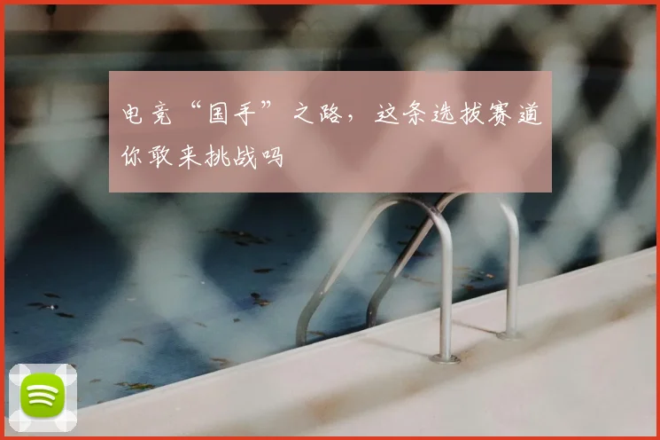 电竞“国手”之路，这条选拔赛道你敢来挑战吗
